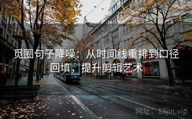 觅圈句子降噪：从时间线重排到口径回填，提升剪辑艺术