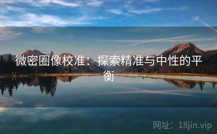 微密圈像校准：探索精准与中性的平衡