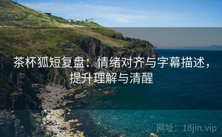 茶杯狐短复盘：情绪对齐与字幕描述，提升理解与清醒